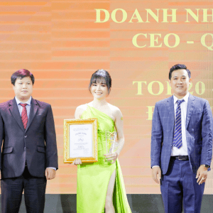CEO Quyên Võ nhận giải TOP 20 Thương Hiệu Làm Đẹp Uy Tín Việt - Hàn 2021